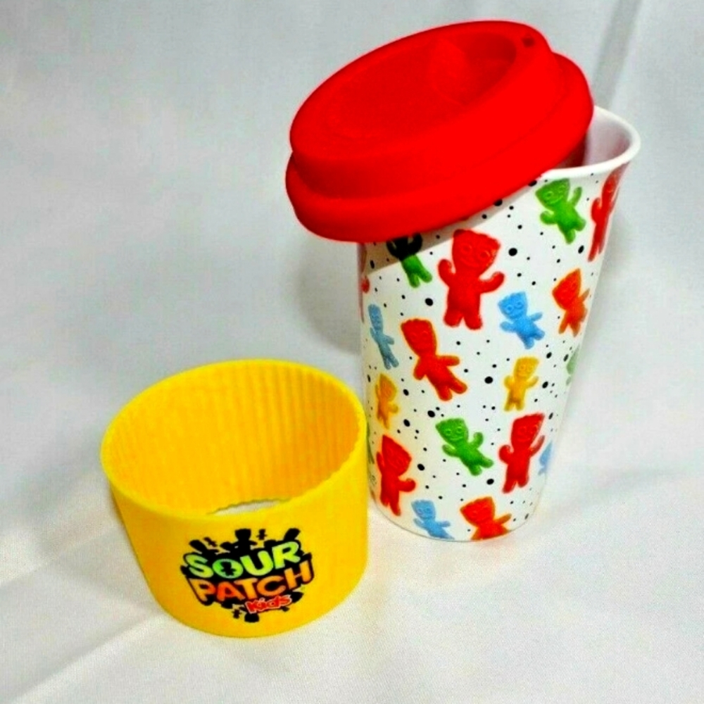 Sour Patch Kids Ceramic Travel Mug/ Tumbler 2018 Frankford Candy LLC